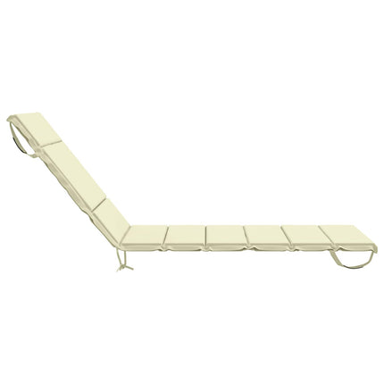 Solseng Pude GEMERT 100% polyester Cremefarvet 200 x 80 x 3 cm