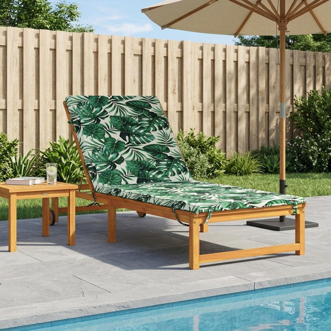 Solseng Pude GEMERT 100% polyester Bladmønster 200 x 80 x 3 cm