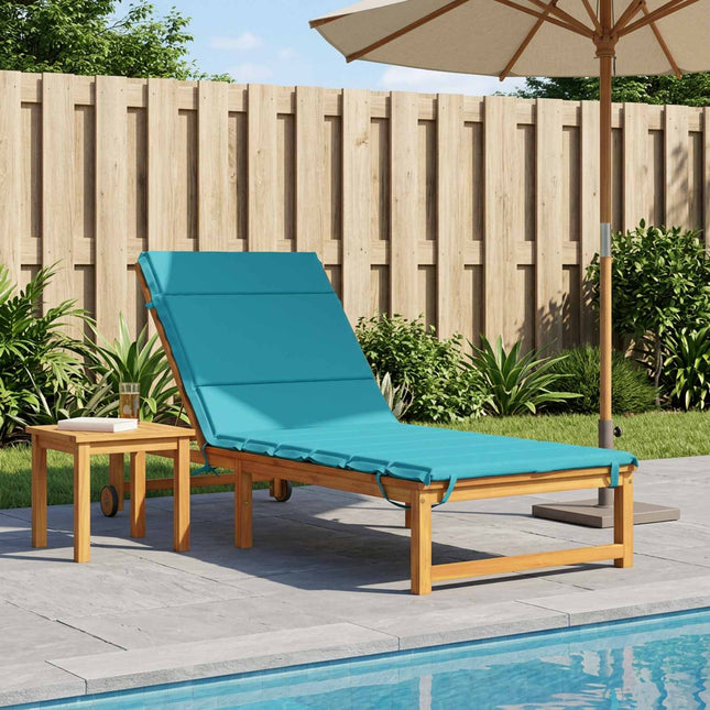 Solseng Pude GEMERT 100% polyester Turkis 200 x 80 x 3 cm