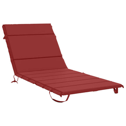 Solseng Pude GEMERT 100% polyester Vinrød 200 x 80 x 3 cm