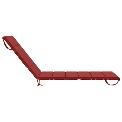 Solseng Pude GEMERT 100% polyester Vinrød 200 x 80 x 3 cm