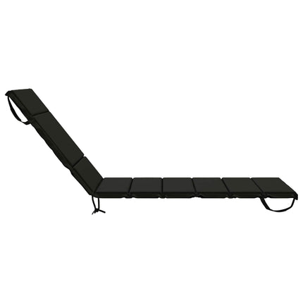 Solseng Pude GEMERT 100% polyester Sort 200 x 90 x 3 cm