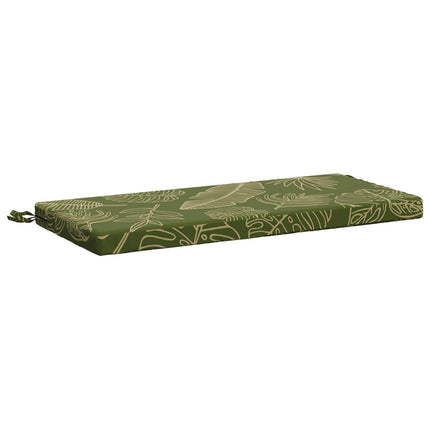 Bænkpude SOEST 100% polyester Bladdesign 60 x 40 x 5 cm