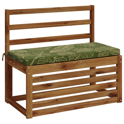 Bænkpude SOEST 100% polyester Bladdesign 60 x 40 x 5 cm