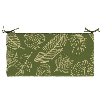 Bænkpude SOEST 100% polyester Bladdesign 60 x 40 x 5 cm