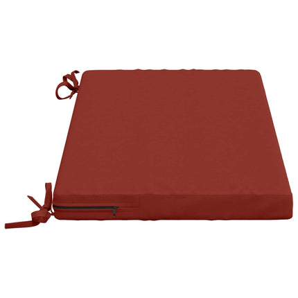 2-delt bænkepude SOEST 2 stk. 100% polyester Rød 80 x 40 x 5 cm