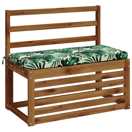 Bænkpude SOEST 100% polyester Bladmønster 80 x 40 x 5 cm