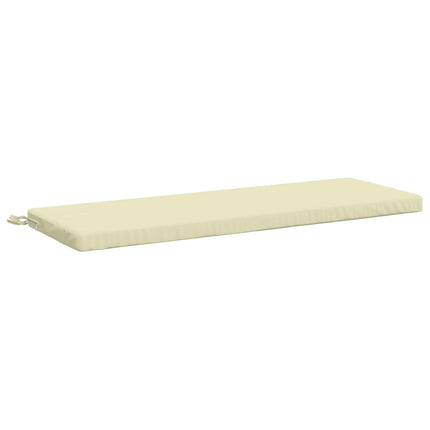2-delt bænkepude SOEST 2 stk. 100% polyester Cremefarvet