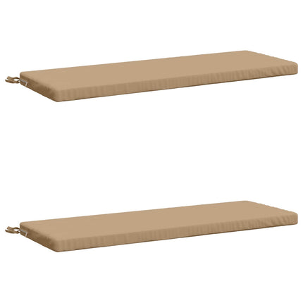 2-delt bænkepude SOEST 2 stk. 100% polyester Sandfarvet