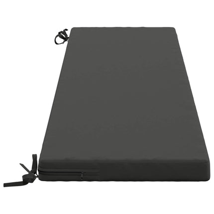 Bænkpude SOEST 100% polyester Antracit 140 x 40 x 5 cm