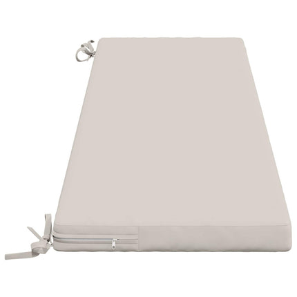 Bænkpude SOEST 100% polyester Hvid 150 x 40 x 5 cm