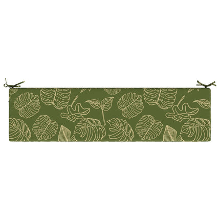 2-delt bænkepude SOEST 2 stk. 100% polyester Bladdesign