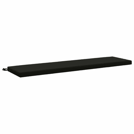 Bænkpude SOEST 100% polyester Sort 160 x 40 x 5 cm