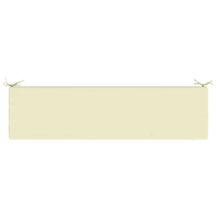 Bænkpude SOEST 100% polyester Cremefarvet 160 x 40 x 5 cm