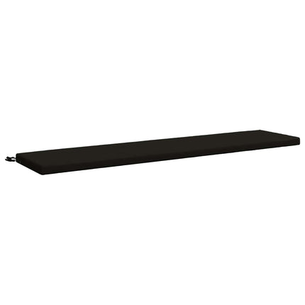 Bænkpude SOEST 100% polyester Sort 170 x 40 x 5 cm