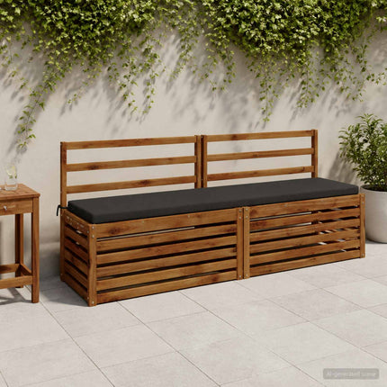 Bænkpude SOEST 100% polyester Antracit 170 x 40 x 5 cm