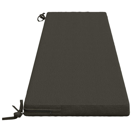 Bænkpude SOEST 100% polyester Antracit 170 x 40 x 5 cm