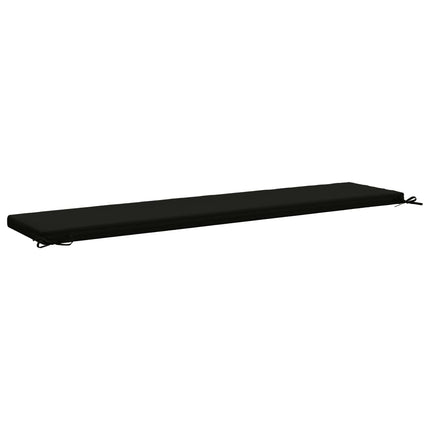 Bænkpude SOEST 100% polyester Sort 170 x 40 x 5 cm