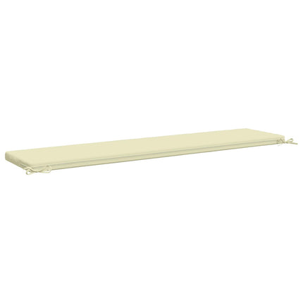 2-delt bænkepude SOEST 2 stk. 100% polyester Cremefarvet