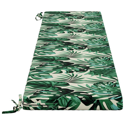 Bænkpude SOEST 100% polyester Bladmønster 170 x 40 x 5 cm