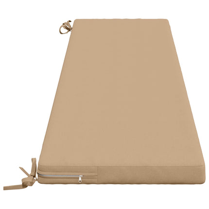 Bænkpude SOEST 100% polyester Sandfarvet 180 x 40 x 5 cm