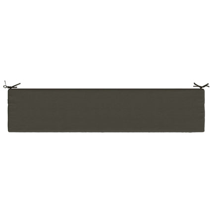 Bænkpude SOEST 100% polyester Antracit 180 x 40 x 5 cm
