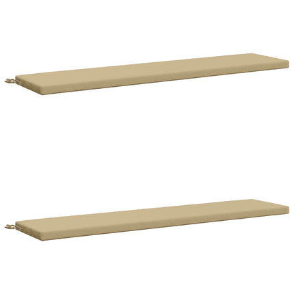 2-delt bænkepude SOEST 2 stk. 100% polyester Beige