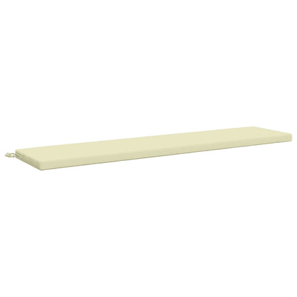 Bænkpude SOEST 100% polyester Cremefarvet 180 x 40 x 5 cm