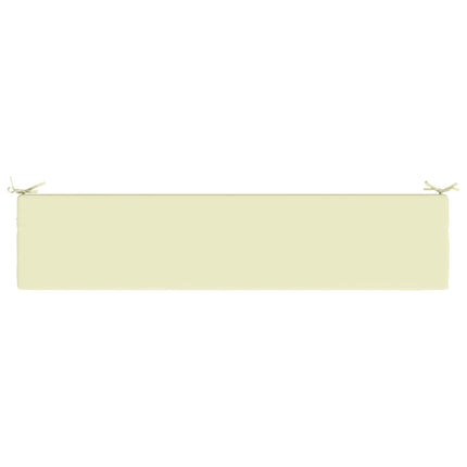 Bænkpude SOEST 100% polyester Cremefarvet 180 x 40 x 5 cm