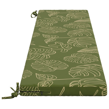 Bænkpude SOEST 100% polyester Bladdesign 180 x 40 x 5 cm