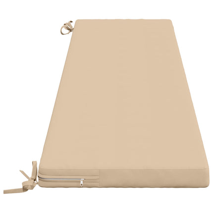 Bænkpude SOEST 100% polyester Cremefarvet 200 x 40 x 5 cm