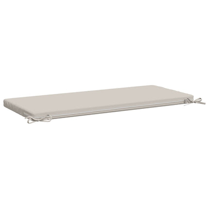 Bænkpude SOEST 100% polyester Hvid 110 x 50 x 5 cm
