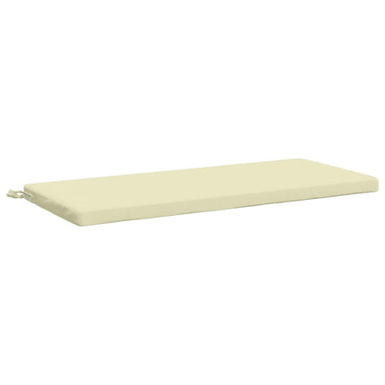 Bænkpude SOEST 100% polyester Cremefarvet 110 x 50 x 5 cm