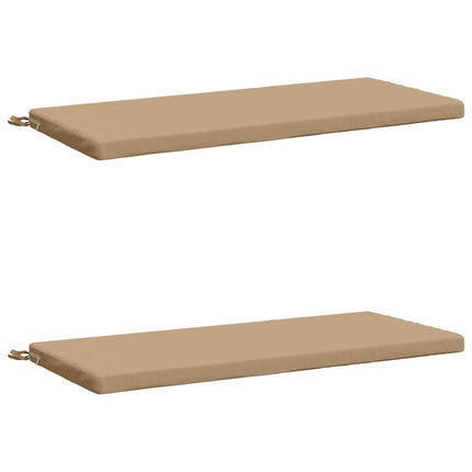 2-delt bænkepude SOEST 2 stk. 100% polyester Sandfarvet