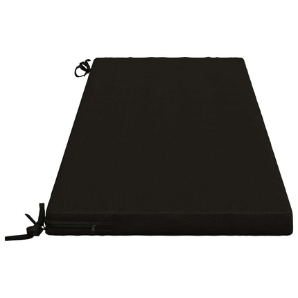 2-delt bænkepude SOEST 2 stk. 100% polyester Sort