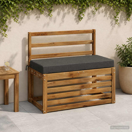 Bænkpude SOEST 100% polyester Antracit 60 x 40 x 8 cm