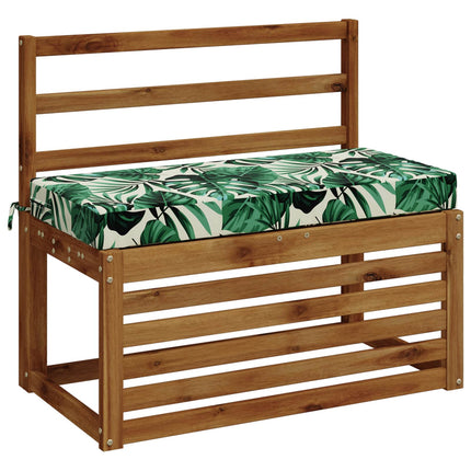 Bænkpude SOEST 100% polyester Bladmønster 60 x 40 x 8 cm