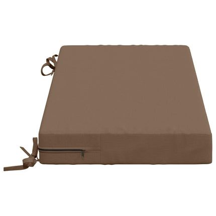 Bænkpude SOEST 100% polyester Gråbrun 80 x 40 x 8 cm