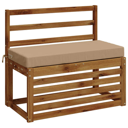 Bænkpude SOEST 100% polyester Sandfarvet 80 x 40 x 8 cm