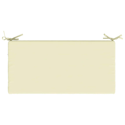 Bænkpude SOEST 100% polyester Cremefarvet 80 x 40 x 8 cm