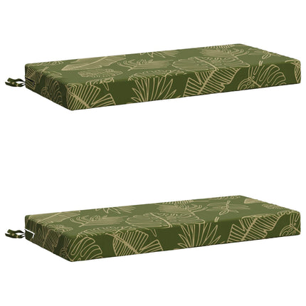 2-delt bænkepude SOEST 2 stk. 100% polyester Bladdesign