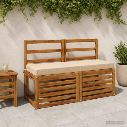 Bænkpude SOEST 100% polyester Cremefarvet 100 x 40 x 8 cm