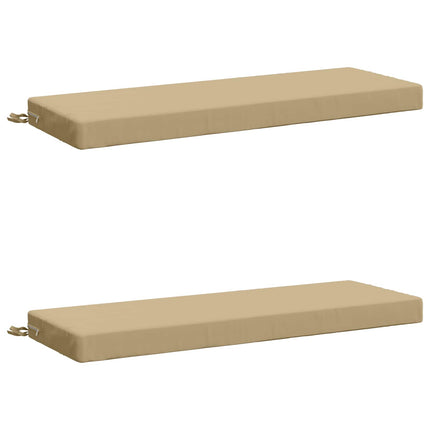 2-delt bænkepude SOEST 2 stk. 100% polyester Beige