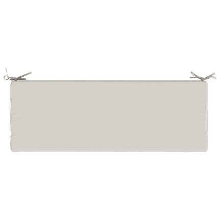Bænkpude SOEST 100% polyester Hvid 120 x 40 x 8 cm