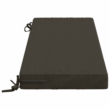 Bænkpude SOEST 100% polyester Antracit 120 x 40 x 8 cm
