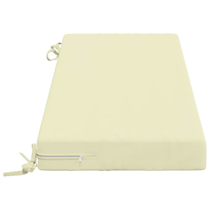 Bænkpude SOEST 100% polyester Cremefarvet 120 x 40 x 8 cm