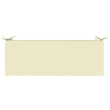 Bænkpude SOEST 100% polyester Cremefarvet 120 x 40 x 8 cm