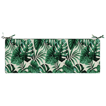 Bænkpude SOEST 100% polyester Bladmønster 120 x 40 x 8 cm