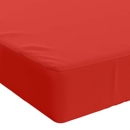 Bænkpude SOEST 100% polyester Rød 120 x 40 x 8 cm