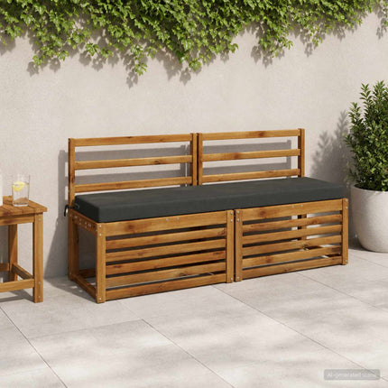 Bænkpude SOEST 100% polyester Antracit 160 x 40 x 8 cm